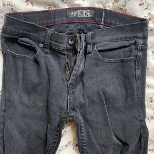 XXX RUDE super skinny black jeans